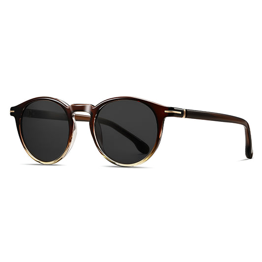 Óculos de Sol Masculinos Techsuit 31235, Polarizados, Castanho Cinzento