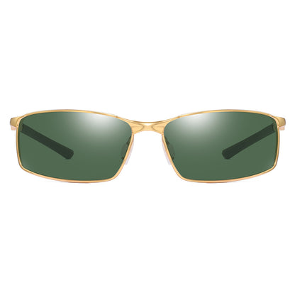 Óculos de Sol Homem Techsuit 559, Polarizados, Proteção UV, Dourados Verdes