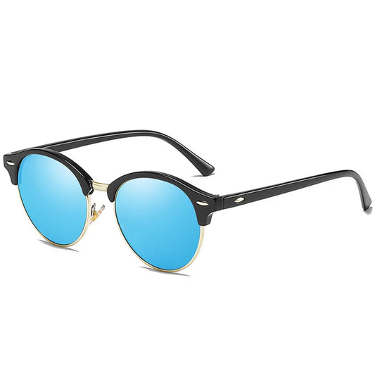 Óculos de Sol Homem Techsuit 66612, Polarizados, Proteção UV, Dourados Azuis