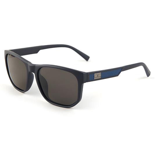 Óculos de Sol Homem Techsuit 8502, Polarizados, Proteção UV, Azul Mate Cinza