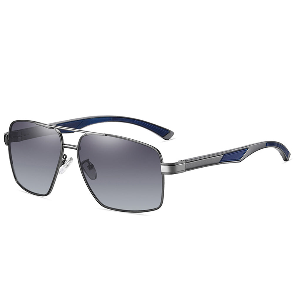 Óculos de Sol Homem Techsuit LM001, Polarizados, Proteção UV, Cinza Gradiente
