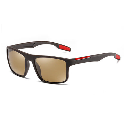 Óculos de Sol Homem Techsuit TR90 (MM101), Polarizados, Proteção UV, Castanho