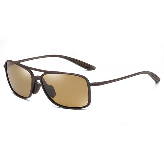 Óculos de Sol Homem Techsuit MM99, Polarizados, Proteção UV, Castanho