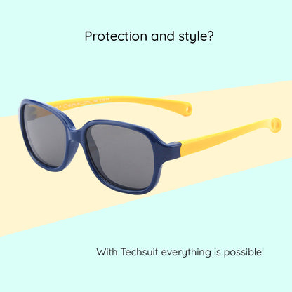 Óculos de Sol para Bebés Techsuit 8192-C1, Polarizados, Verde e Rosa
