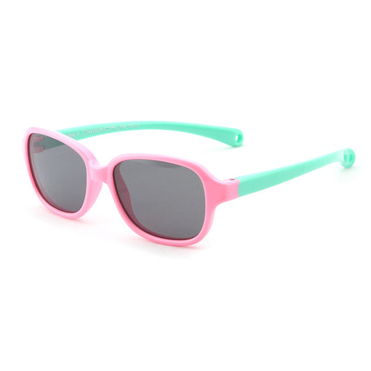 Óculos de Sol para Bebés Techsuit 8192-C3, Polarizados, Rosa Verde