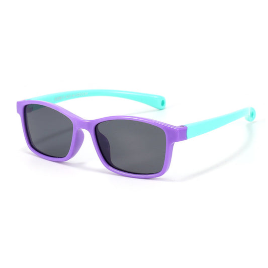 Óculos de Sol para Bebés Techsuit 8260-C34, Polarizados, Roxo Turquesa