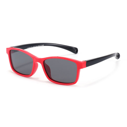 Óculos de Sol para Bebés Techsuit 8260-C40, Polarizados, Vermelhos e Pretos