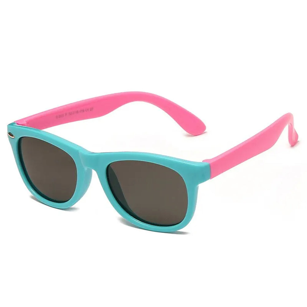 Óculos de Sol para Bebés Techsuit 8306-C32, Polarizados, Azul e Rosa