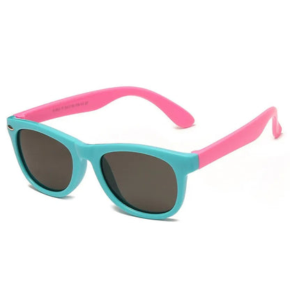 Óculos de Sol para Bebés Techsuit 8306-C32, Polarizados, Azul e Rosa