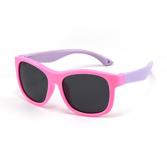 Óculos de Sol para Bebés Techsuit 8306-C42, Polarizados, Rosa Roxo