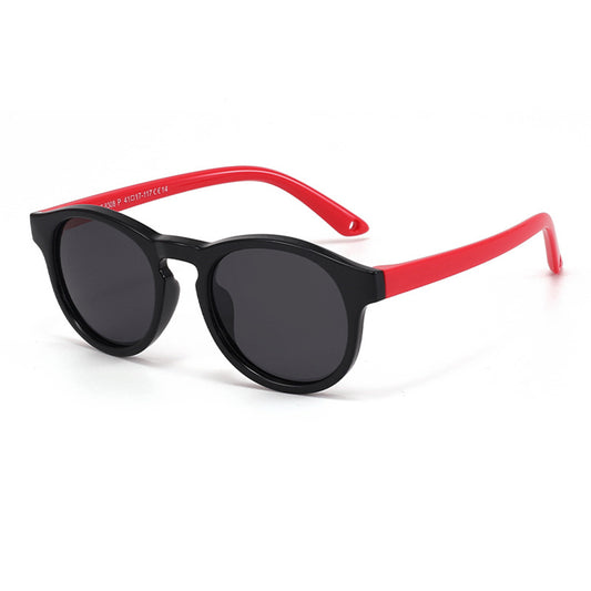 Óculos de Sol para Bebés Techsuit 8308-C14, Polarizados, Preto e Vermelho