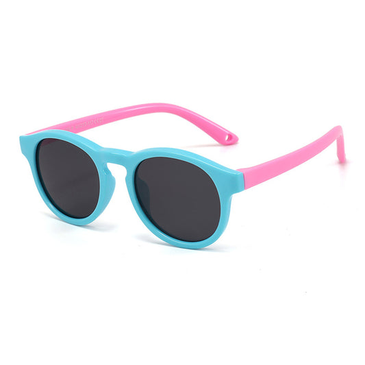 Óculos de Sol para Bebés Techsuit 8308-C27, Polarizados, Azul e Rosa