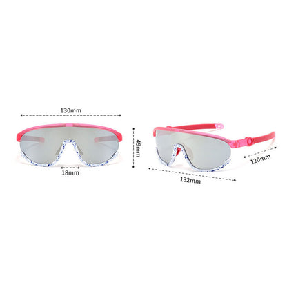 Óculos de Sol Criança Techsuit 2025, Polarizados, Proteção UV, Amarelos