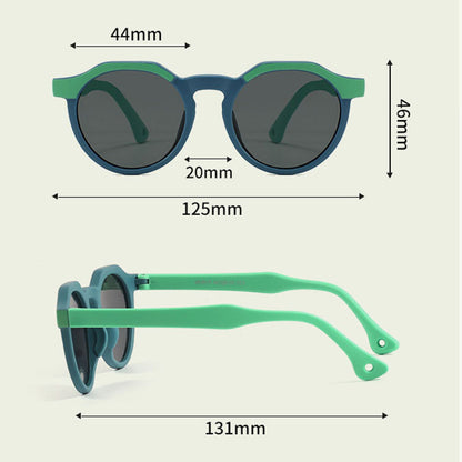 Óculos de Sol Criança Techsuit 601, Polarizados, Proteção UV, Roxo Cinzento