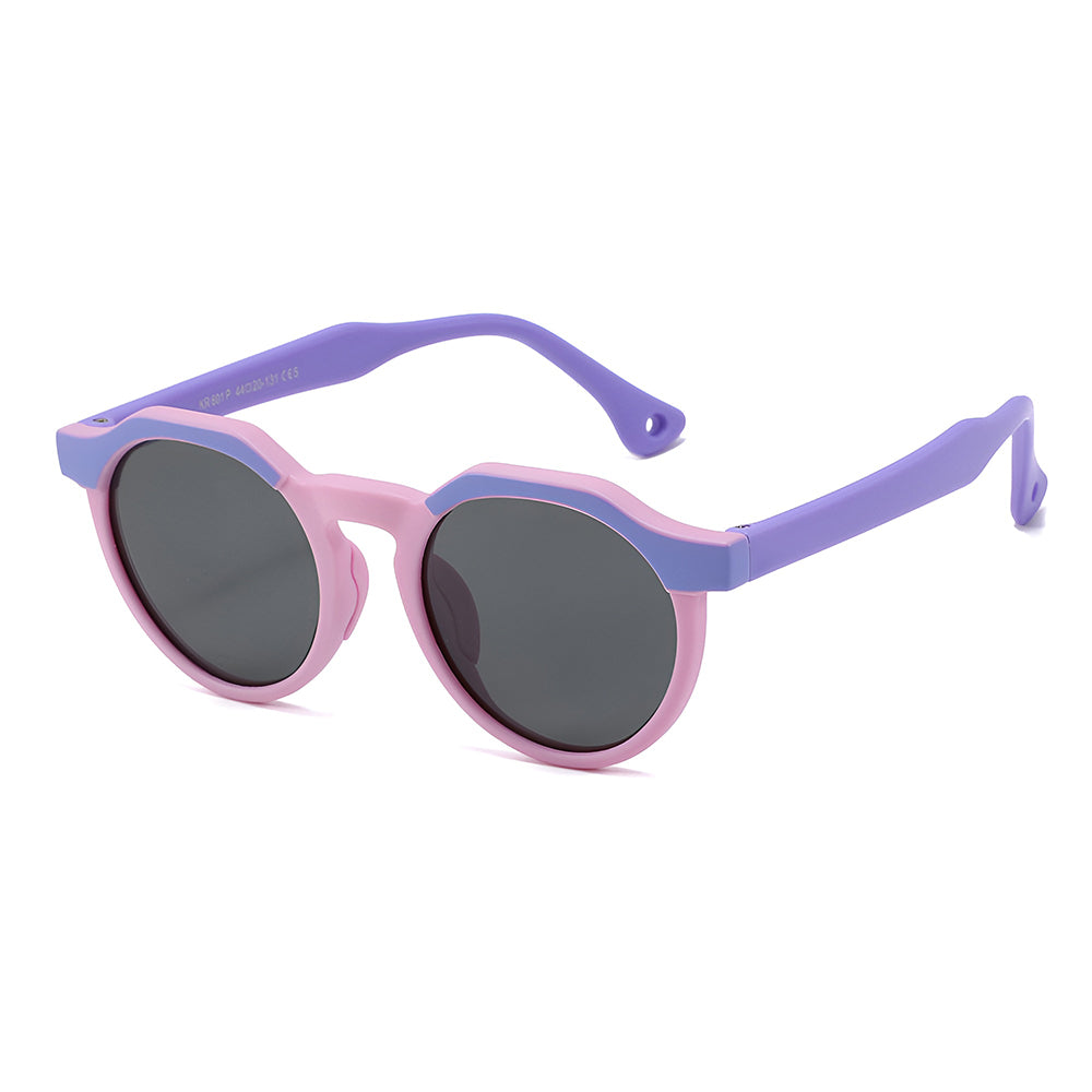 Óculos de Sol Criança Techsuit 601, Polarizados, Proteção UV, Roxo Rosa