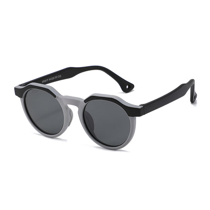 Óculos de Sol Criança Techsuit 601, Polarizados, Proteção UV, Preto Cinza