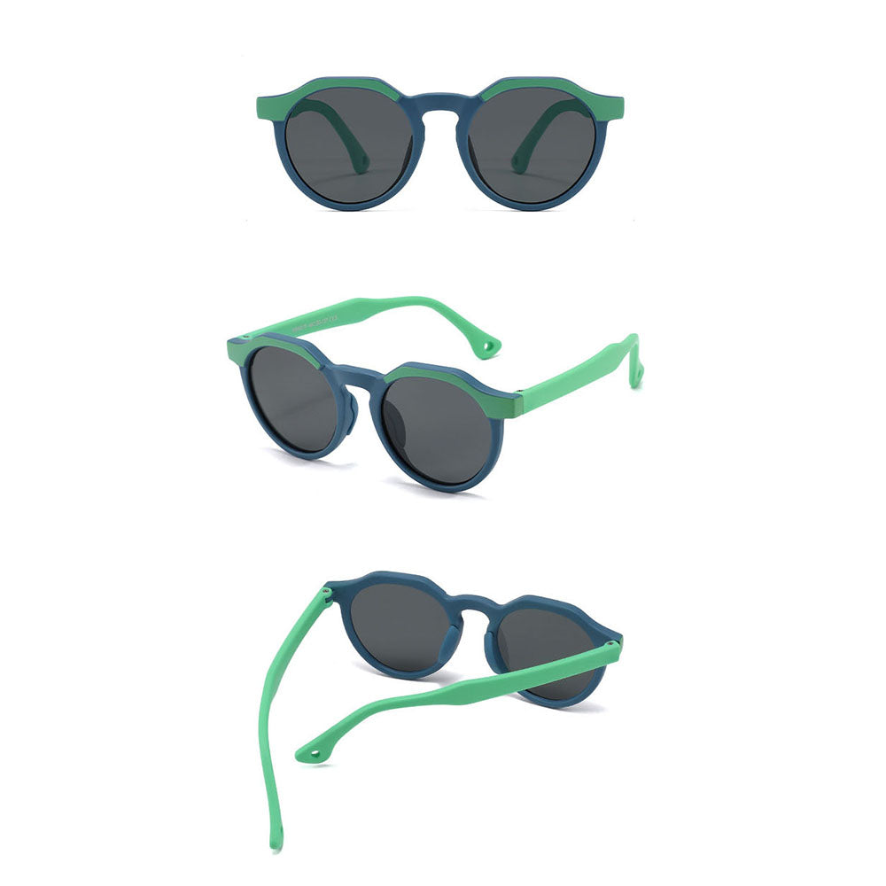 Óculos de Sol Criança Techsuit 601, Polarizados, Proteção UV, Preto Cinza