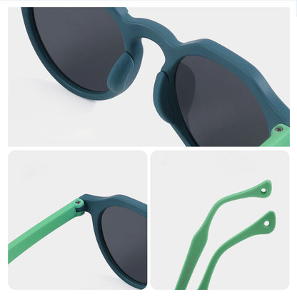 Óculos de Sol Criança Techsuit 601, Polarizados, Proteção UV, Laranja Cinza