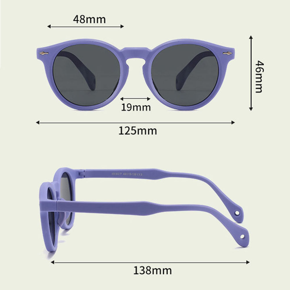 Óculos de Sol Criança Techsuit 602, Polarizados, Proteção UV, Pretos