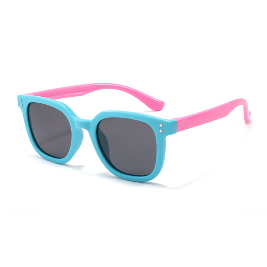 Óculos de Sol Criança Techsuit 8351-C27, Polarizados, Azul e Rosa
