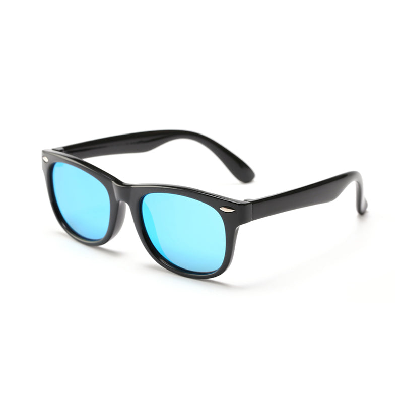 Óculos de Sol Criança Techsuit D802, Polarizados, Proteção UV, Preto Azul