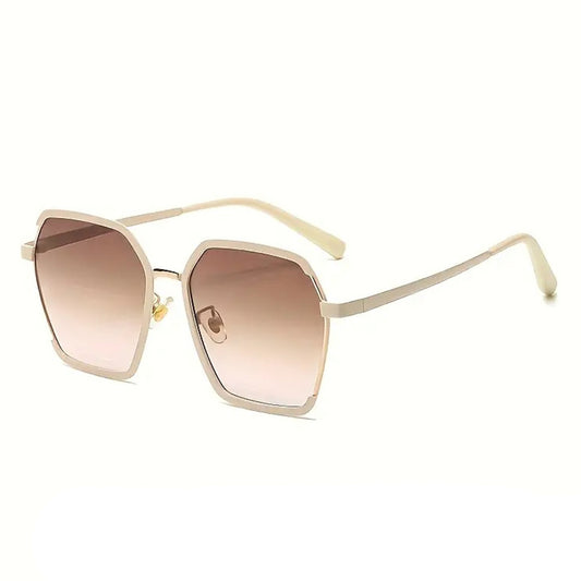 Óculos de Sol Senhora Techsuit 191, Polarizados, Proteção UV, Creme Castanho