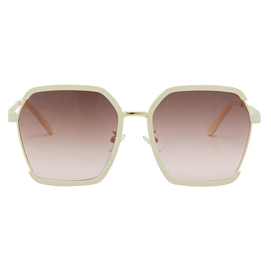Óculos de Sol Senhora Techsuit 191, Polarizados, Proteção UV, Creme Castanho