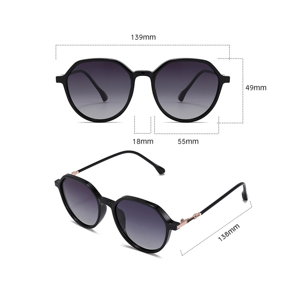 Óculos de Sol Senhora Techsuit 2203, Polarizados, Proteção UV, Cinzento Rosa
