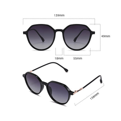 Óculos de Sol Senhora Techsuit 2203, Polarizados, Proteção UV, Cinzento Rosa