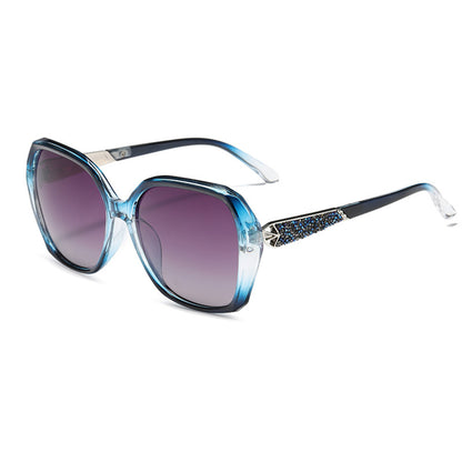 Techsuit 5599 Women's Sunglasses, Polarized, UV Protection, Blue Gray