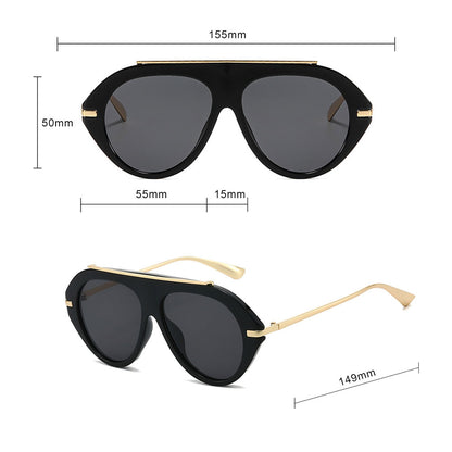 Óculos de Sol Senhora Techsuit 8092, Pretos Laranja