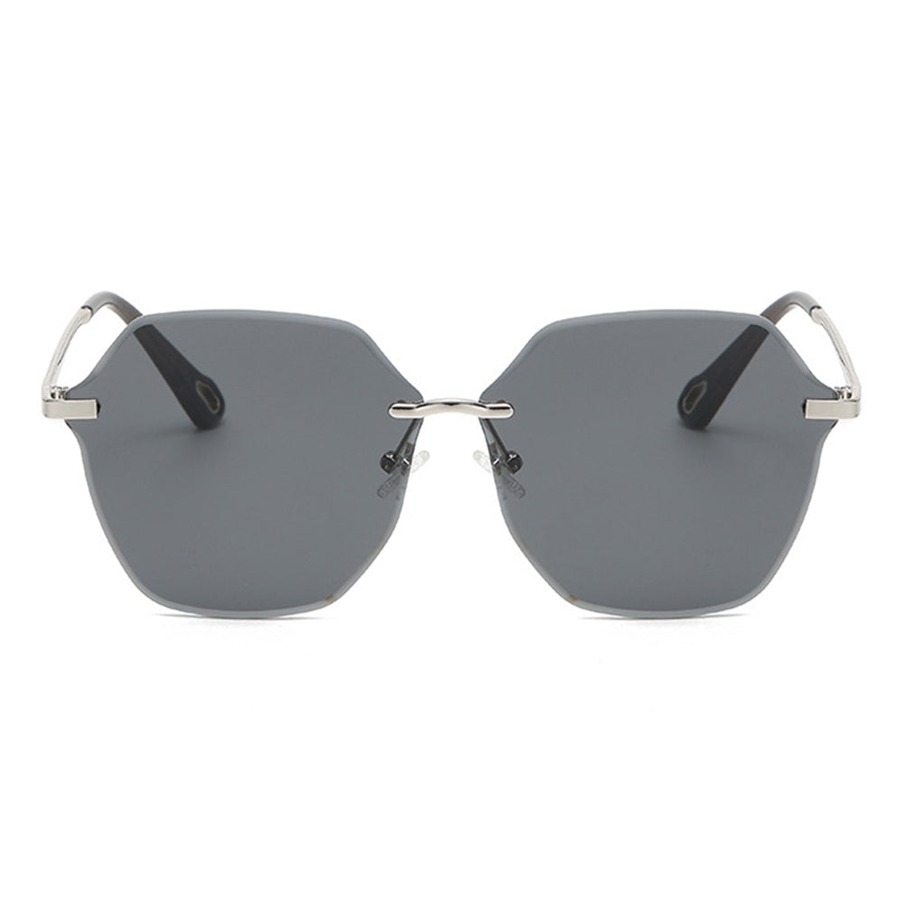 Techsuit 8195 Women's Sunglasses, Silver Gray