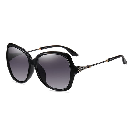 Óculos de Sol Senhora Techsuit 8881, Polarizados, Proteção UV, Preto Cinza