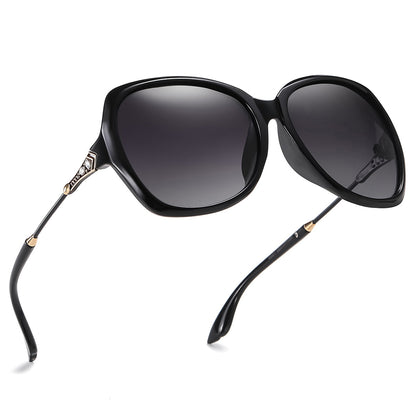 Óculos de Sol Senhora Techsuit 8881, Polarizados, Proteção UV, Preto Cinza
