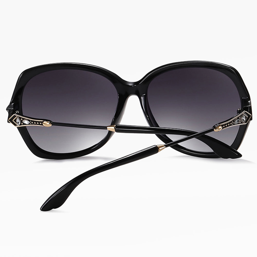 Óculos de Sol Senhora Techsuit 8881, Polarizados, Proteção UV, Preto Cinza