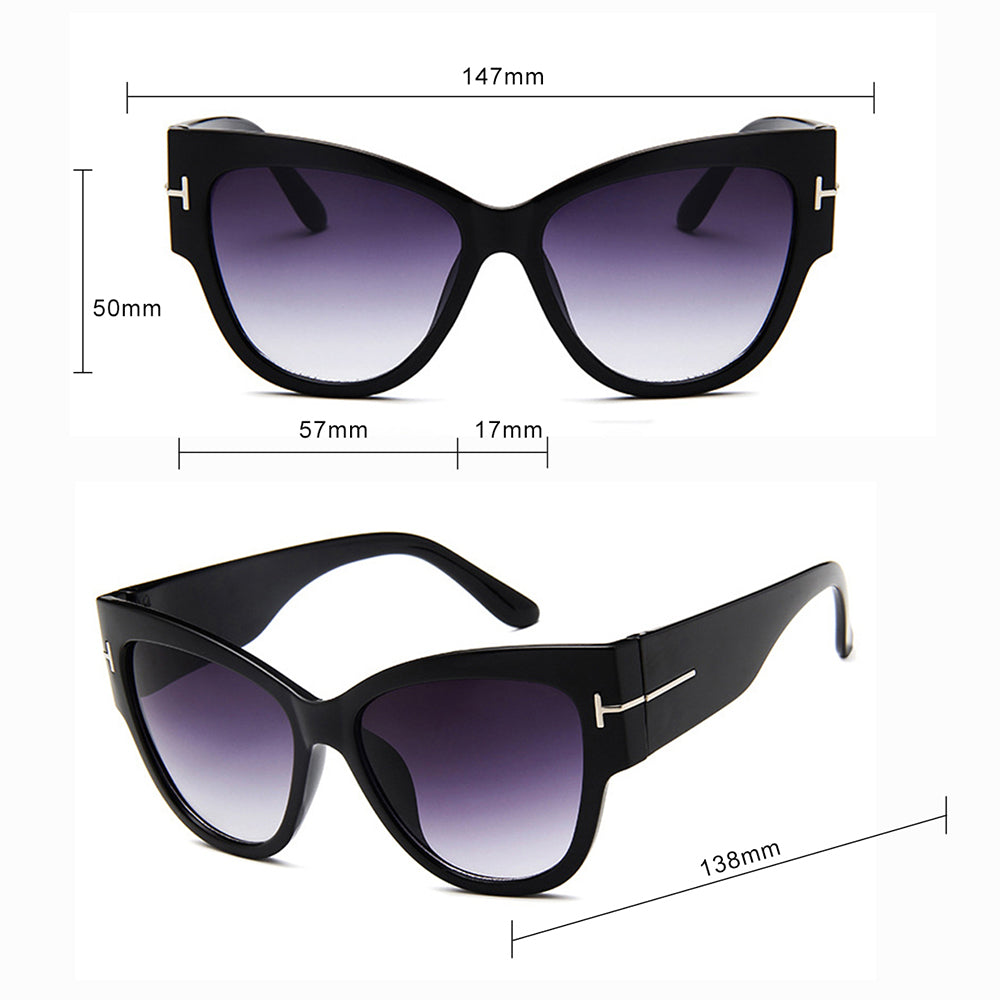 Óculos de Sol Senhora Techsuit 9778, Preto Cinza