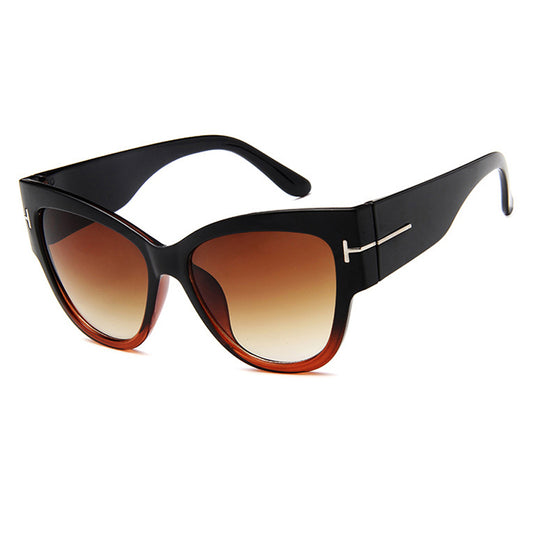 Óculos de Sol Senhora Techsuit 9778, Preto Castanho Escuro