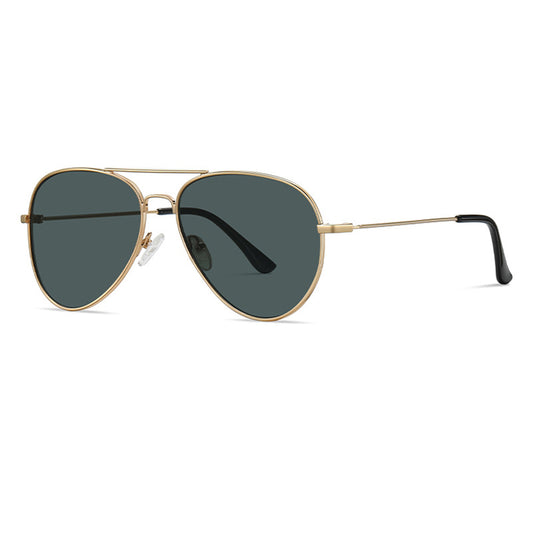 Óculos de Sol Unissexo Techsuit 3025, Proteção UV, Dourados Verdes