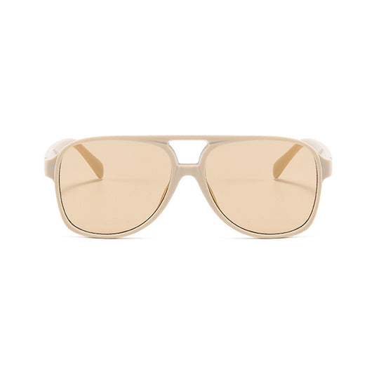 Óculos de Sol Unissexo Techsuit 98061, Proteção UV, Bege Castanho