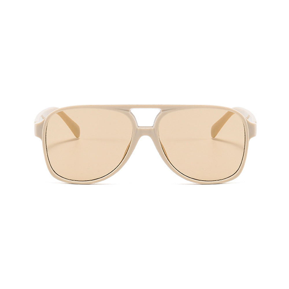 Óculos de Sol Unissexo Techsuit 98061, Proteção UV, Bege Castanho
