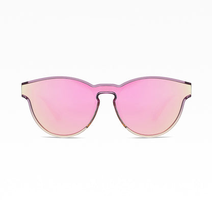 Óculos de Sol Unissexo Techsuit TR7545, Polarizados, Proteção UV, Roxo Amarelo Rosa