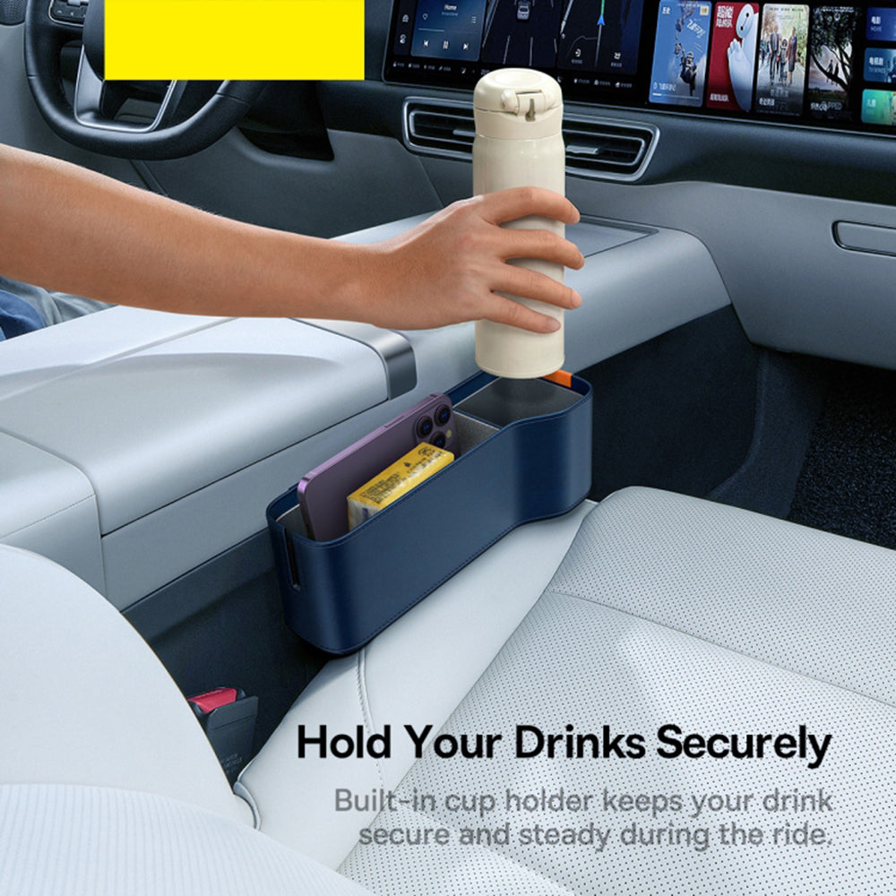 Organizador Auto Baseus OrganizeFun para espaço entre a consola e o assento, Azul C20256502311-00