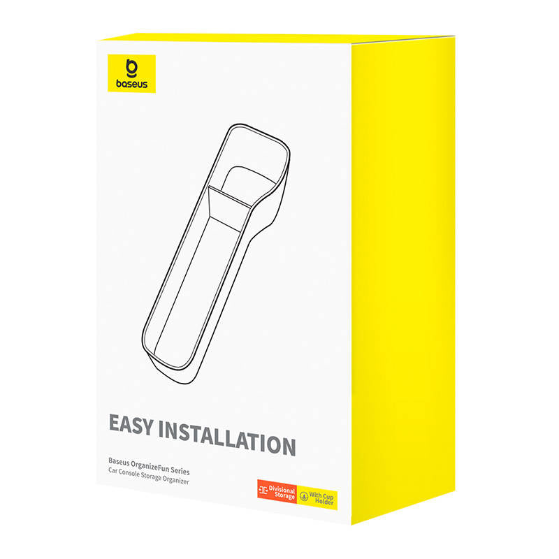 Organizador Auto Baseus OrganizeFun para espaço entre a consola e o assento, Marrom C20256502001-00