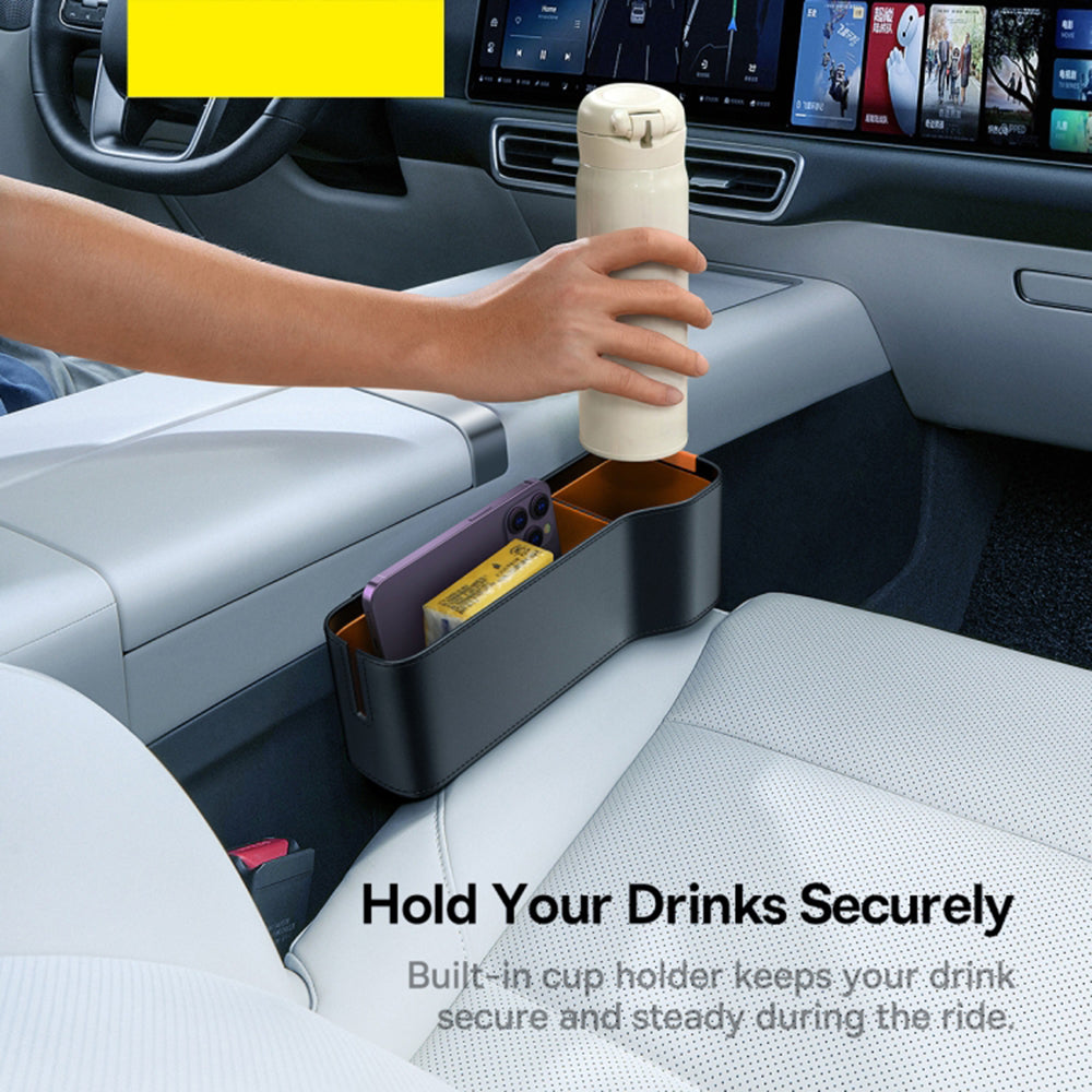 Organizador Auto Baseus OrganizeFun para espaço entre a consola e o assento, Preto C20256502111-00