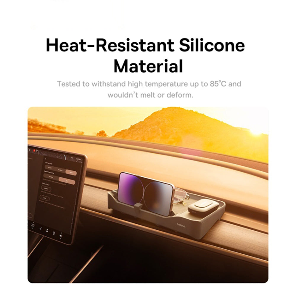 Organizador Auto com leitor de cartão ETC Baseus T-Space para carro Tesla C20251301811-00