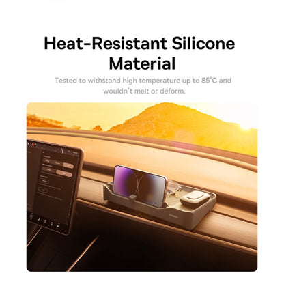 Organizador Auto com leitor de cartão ETC Baseus T-Space para carro Tesla C20251301811-00