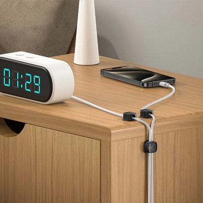 Organizador de Cabos Baseus Lite Magnético, Conjunto de 3 Peças, Branco B01331106211-00