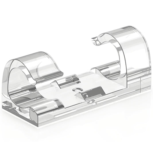 Organizador de Cabos CableCreation CT1001, Conjunto de 50 peças, Transparente