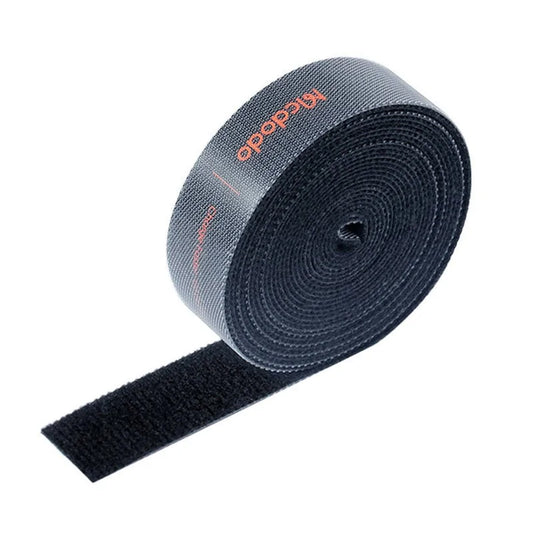 Organizador de Cabos McDodo VS-0960 Belt, Velcro, 1m, Preto