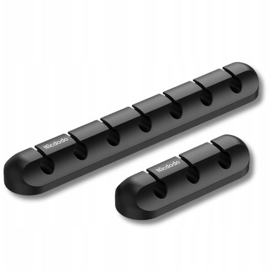 Organizador de Cabos McDodo WF-5960, Conjunto de 2 peças, Preto